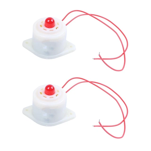 2X -3 AC220V Frecce LED Industriali Allarme Rosso Sirena Estate 100DB WeiG9C2