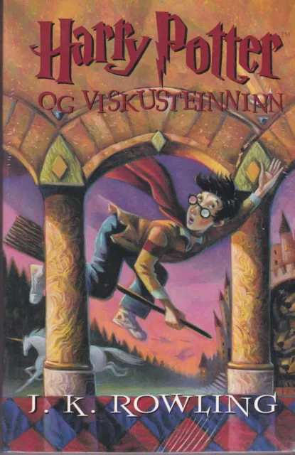 Harry Potter og viskusteinninn (New) - in Icelandinc 2001 a pocketbook