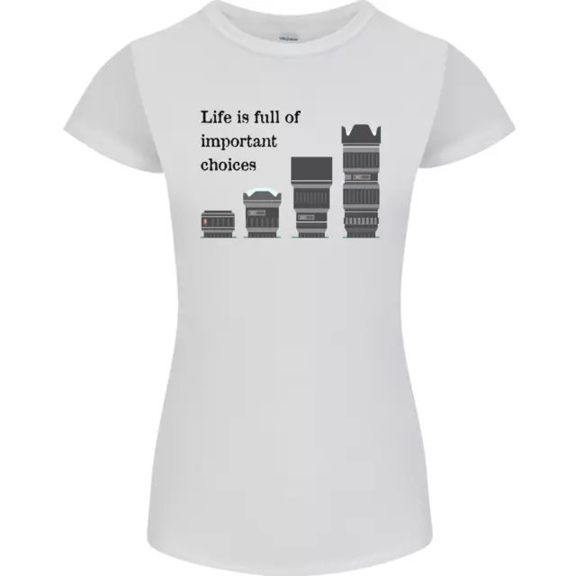 T-shirt donna Petite Cut Photography Important Choices