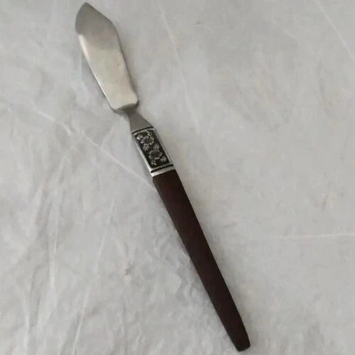 Vajilla de acero inoxidable Ekco Eterna LA JOYA CUCHILLO DE MANTEQUILLA MAESTRO Mod de mediados de siglo