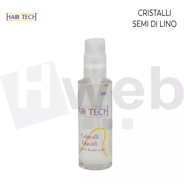 Hair Tech Cristalli Liquidi Professionale per Capelli Gocce Semi di Lino 125ml
