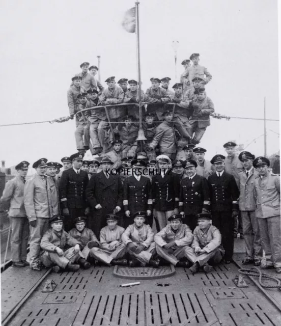 U-Boot-Krieg Foto U 64 Kommandant Wilhelm Schulz Mit Besatzung  Indienststellung