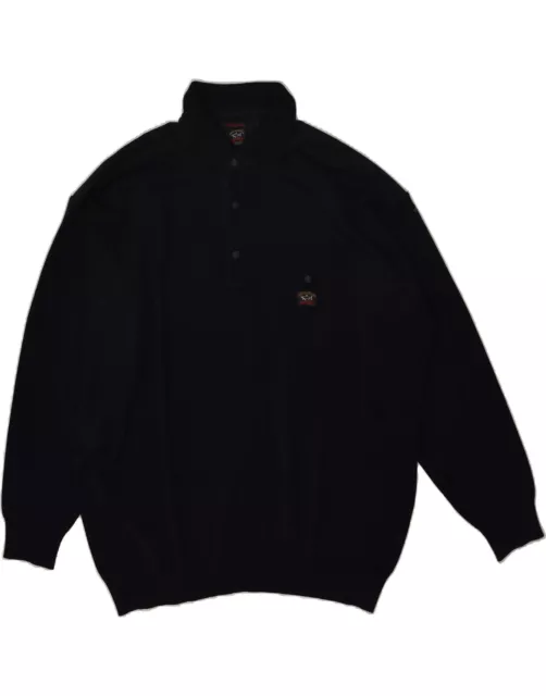 PAUL & SHARK Mens Polo Neck Jumper Sweater 5XL Navy Blue DU02 $62.11 ...