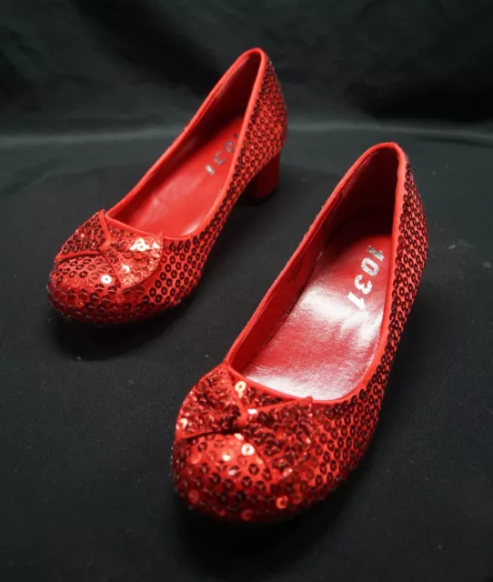 Childrens red on sale glitter dorothy shoes