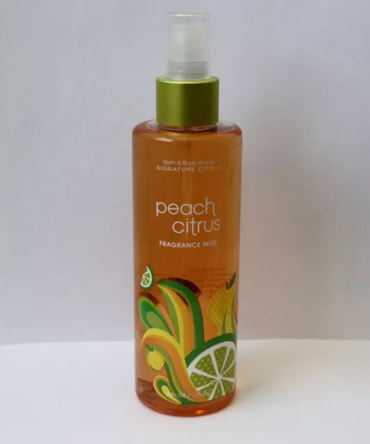 Niebla de fragancias Bath & Body Works Peach Citrus Signature Collection 8 oz
