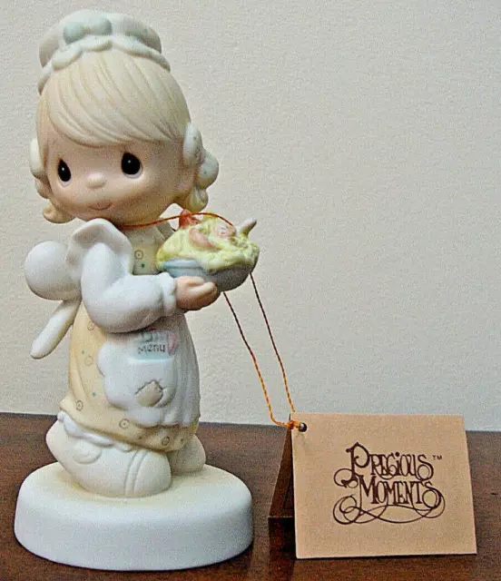 Precious Moments Figurine Joy In Serving Jesus 1981 Enesco