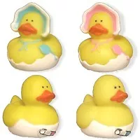 Baby Shower Rubber Duckies - 4 patos