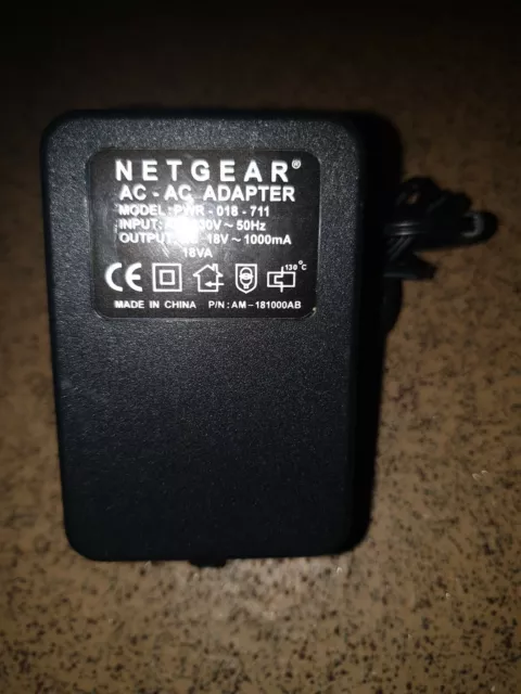 Adaptateur secteur Netgear AC-AC PWR-018-711 alimentation secteur d'occasion