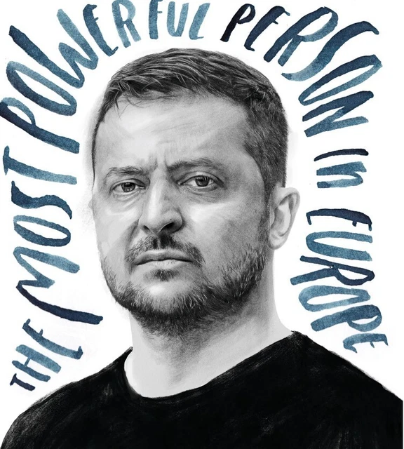 Exclusive Postcard Zelenskyy The most powerful person in Europe passed by mail