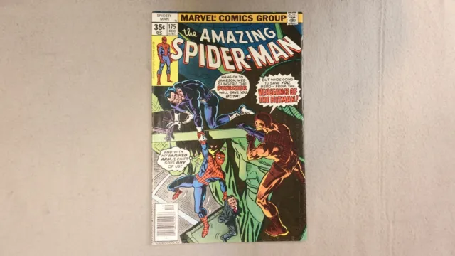 Amazing Spider-Man #175 Newsstand Partial origin of the Punisher Marvel Comics
