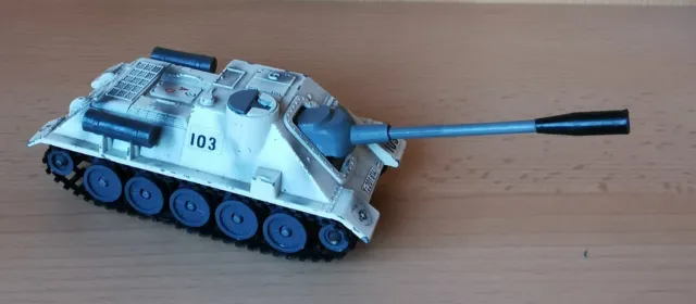 Corgi Toys Blech Spielzeug Panzerfahrzeug SU-100 Russian Medium Tank