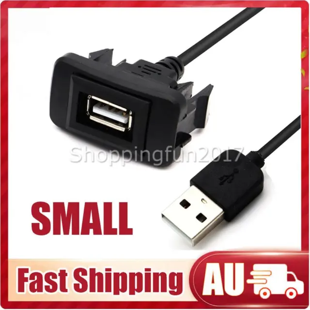 USB PASSTHROUGH - Suit SMALL Toyota Short Dash Hilux Prado Landcruiser 12V