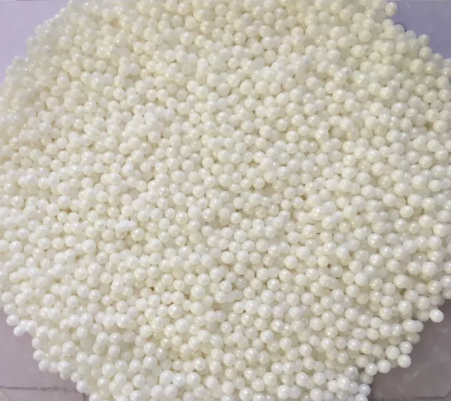 New 1Mm White Sugar Balls Cupcake Sprinkles