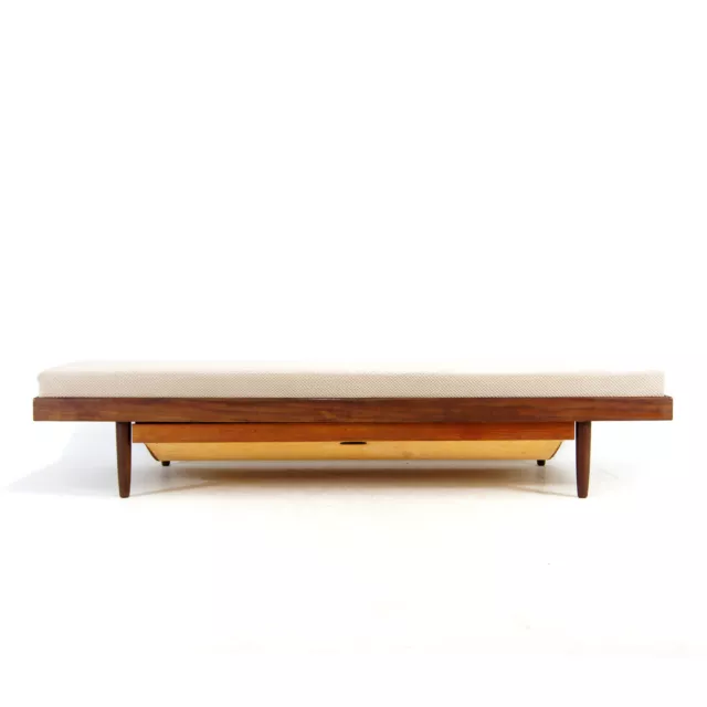 Retro Vintage Danish Design Teak Single Day Bed Futon Sofa Mid Century 1950s 60s
