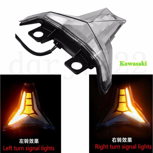 Clignotants LED Moto Kawasaki - Avant/Arrière - 12V - Ambre - Compatible Z900, Ninja, Versys...