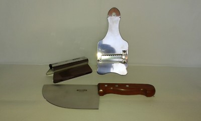 tagliatartufo  e coltello formaggi AUSONIA molla affettati Sanelli Ausonia Set 3 pezzi 