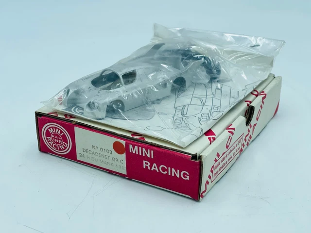 Miniature 1/43 De Cadenet Lola LM Le Mans 1982 - Mini Racing, Kit Métal Référence 0103