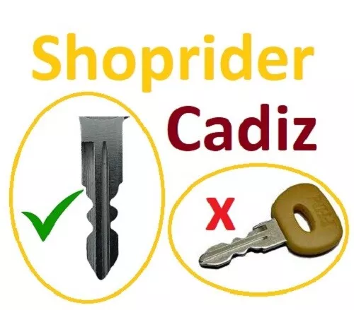 Shoprider Cadiz Mobilitätsroller Ersatzschlüssel