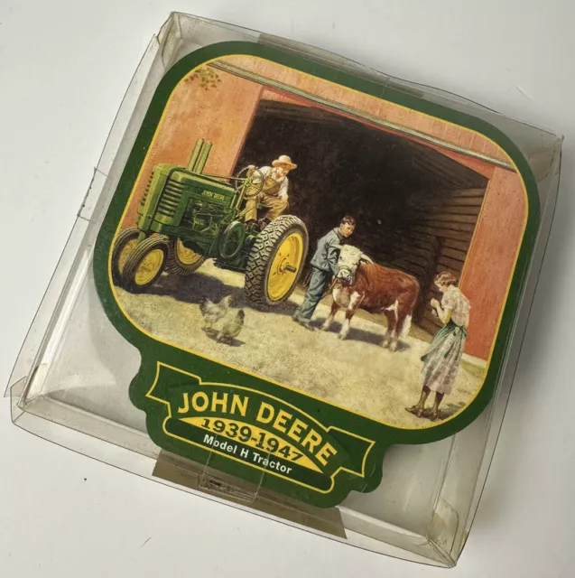 John Deere Cork Coasters (4) Tractor Model A & H Daddy’s Girl / Picture Perfect