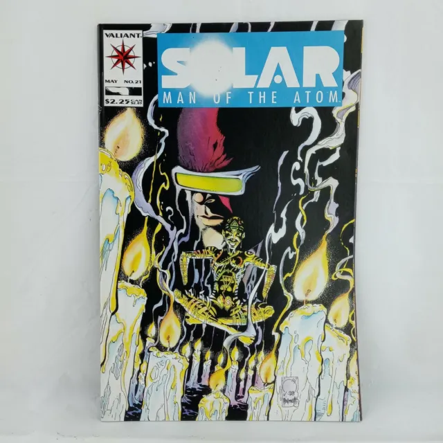 Solar, Man Of The Atom Comic Book Vol. 1 #21 May 1993 Valiant Comics Palmiotti