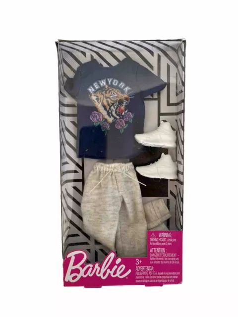 Barbie Fashion Pack Outfit Doll Clothes 2018 Shirt Joggers Shoes