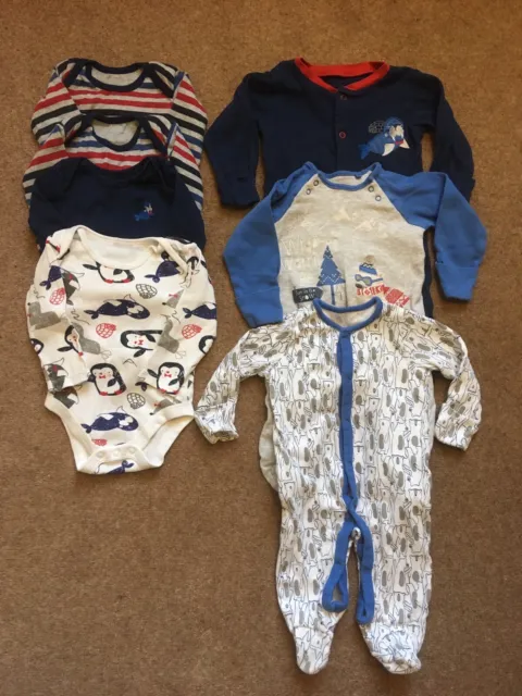 Bundle Tu Age 3-6 Months Baby Babygrows sleepsuits bodysuits