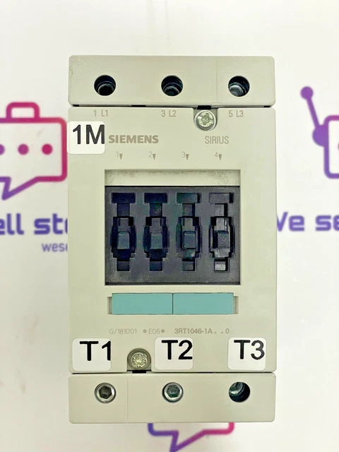 Siemens SIRIUS 3RT1046-1BB40 Leistungsschütz, 175,00 Siemens SIRIUS 3RT1046-1BB40 Leistungsschütz, 175,00