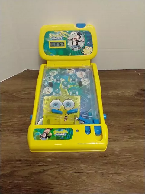 SPONGEBOB SQUAREPANTS NICKELODEON TABLETOP DESKTOP PINBALL GAME