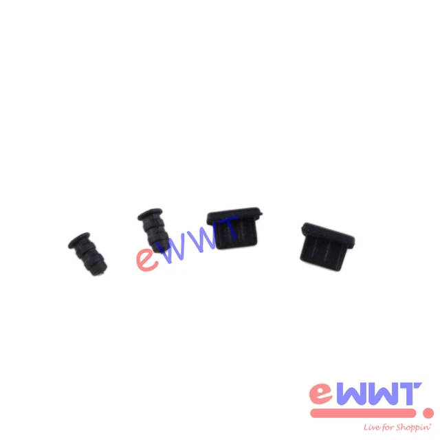 2x Micro USB + 3.5mm Audio Jack Silicone Dust Dock Cover for Smart Phone BQSF243