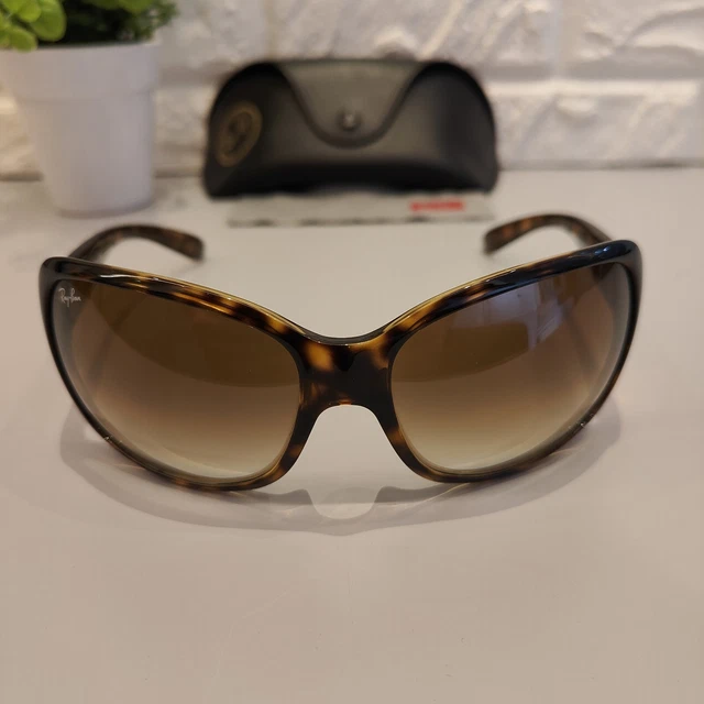 RAY BAN RB4118 710 51 2N Brown Polished Havana Gradient Lenses Sunglasses 54.99 PicClick UK
