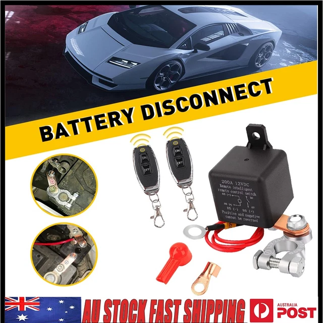 Remote Cut Off Switch WIRELESS 200A SWITCHES Remote Cut Off Isolator Master Remote Disconnect ...