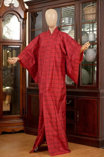 Dear Vanilla Japanese Silk Kimono Women's Robe Gown Authentic Japan Made Vintage