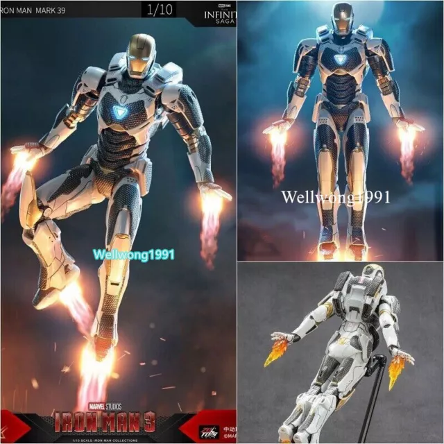 ZD Marvel Toy Iron Man MK39 Mark39 Gemini Action Figure Toy Xmas Gift 17cm New