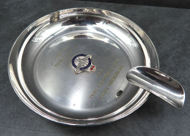 Vintage Motor Rally Trophy Dish Automobile Association Farnborough Civil Service
