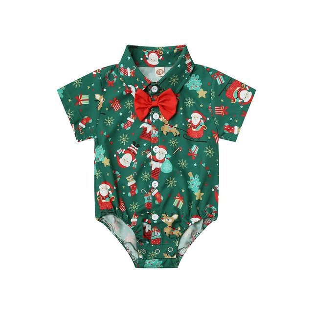 Abiti stampa cartoni animati neonato di Natale neonati bambine neonate per bambino di 1 anno 3
