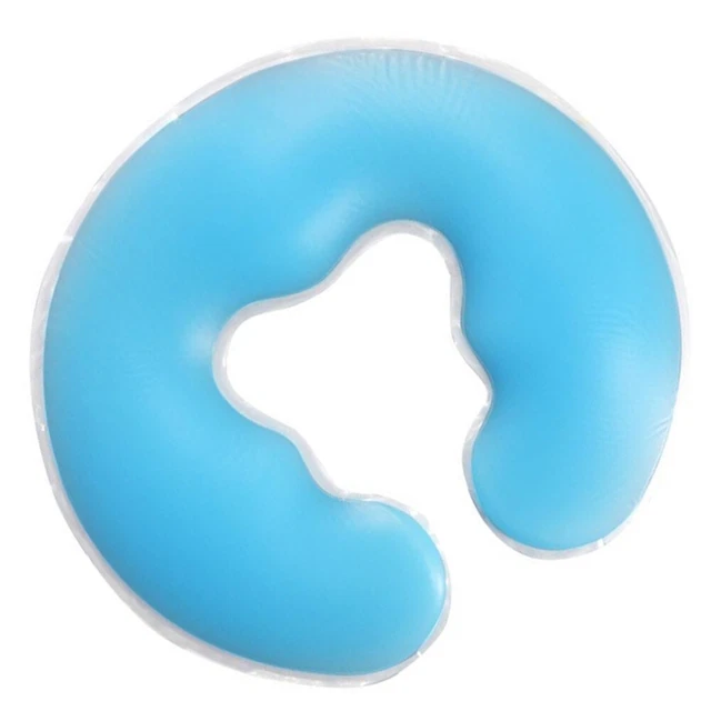Cuscino spa in silicone morbido a forma di U cuscino viso massaggio comodo salotto