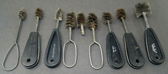 Stainless Steel 9 Piece Prep Brush Set HVAC Tech TK 1/2" To 1 3/16" VG Excellent