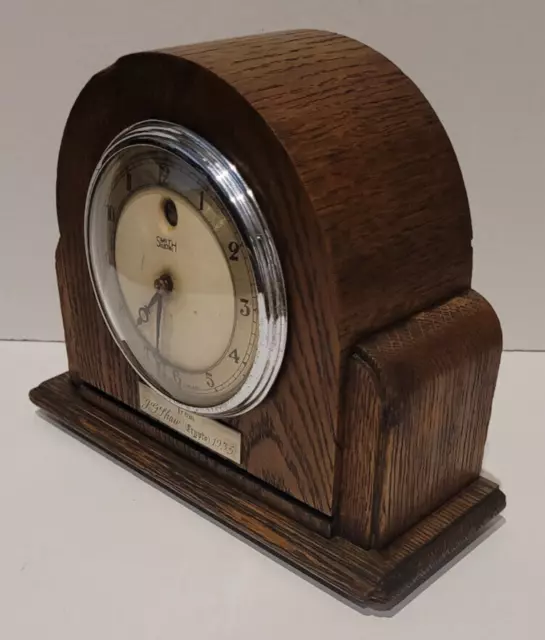 Antique c1935 Art Deco Military (Crypto) Presentation Mantel Clock (Electric) 3