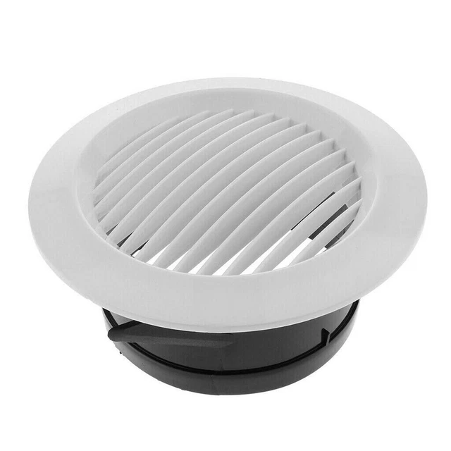 ROUND AIR SOFFIT Vents Louver Grille CoverWith FlyScreen 75/100/125