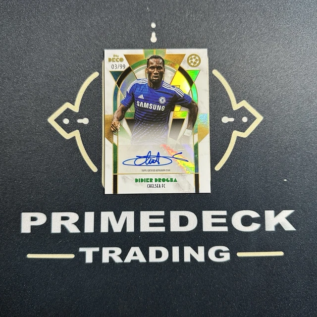 2025 Topps Deco Didier Drogba Auto 甘ったれ /99