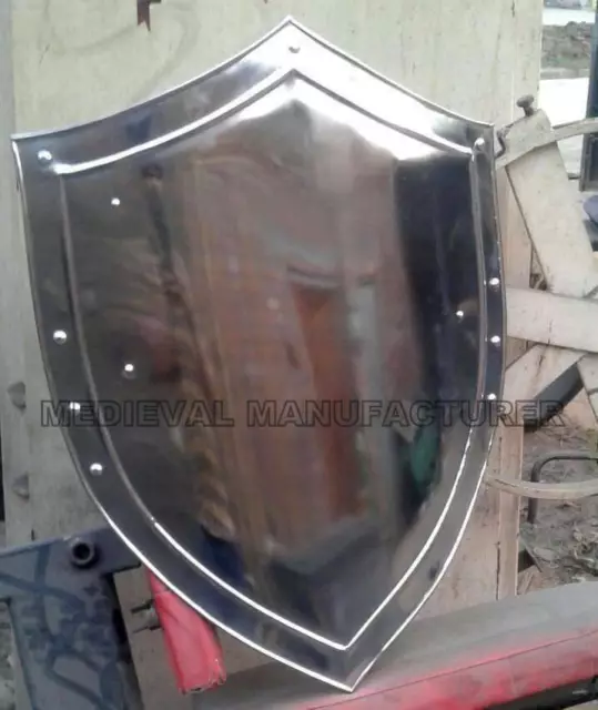 Knight Medieval 24'' shield SCA LARP WASTER 18guage Battle Armor Shield Design