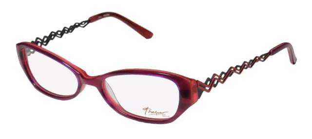 New Thalia Erlene Color Combination Two-Tone Hip Cat Eye Eyeglass Frame/Glasses