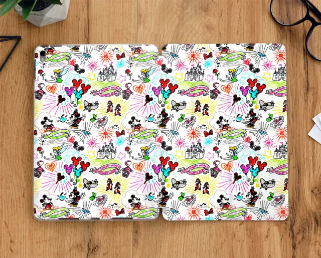 Disney pattern iPad case with display screen for all iPad models