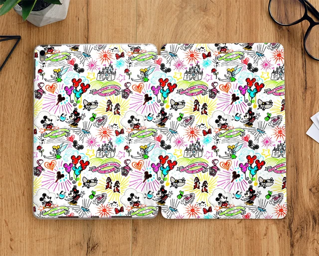 Disney pattern iPad case with display screen for all iPad models