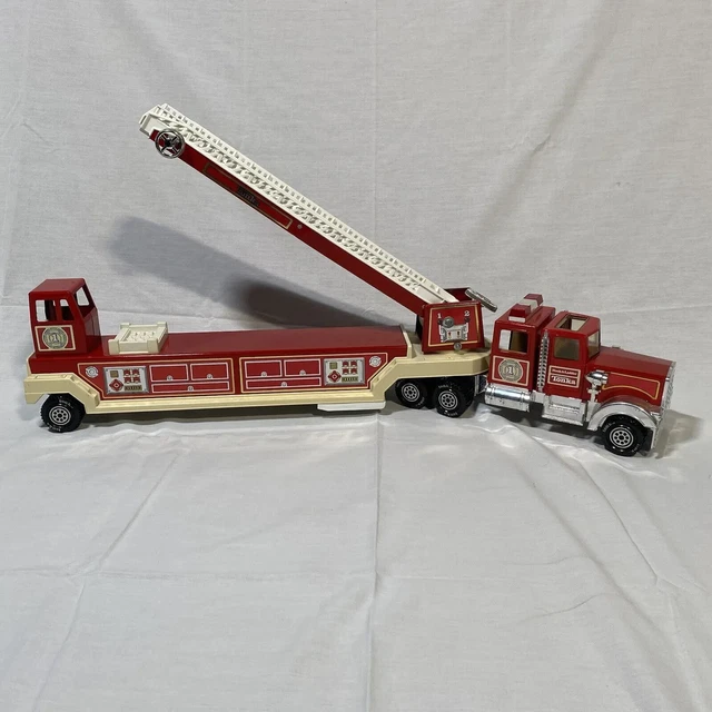 VINTAGE TONKA HOOK & LADDER FIRE ENGINE TRUCK No. 1 METAL RED 33" 452932 REV.A1 VINTAGE TONKA HOOK & LADDER FIRE ENGINE TRUCK No. 1 METAL RED 33" 452932 REV.A1