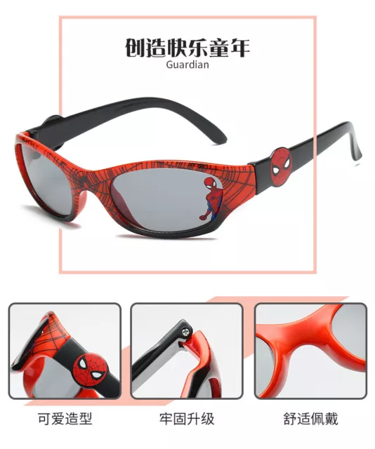 Spiderman Boy kids 1 eye sunglasses Eyewear sun cosplay fun glasses