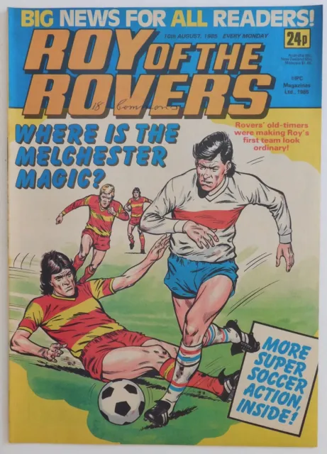ROY OF THE ROVERS Comic - 10 August 1985