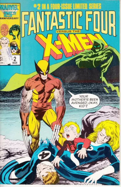 Marvel, Fantastic Four vs X-Men, #2 of 4, 1987, Chris Claremont, Jon Bogdanove