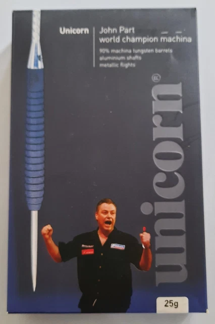RARE UNICORN JOHN Part World Champion 90% Tungsten Darts 23g