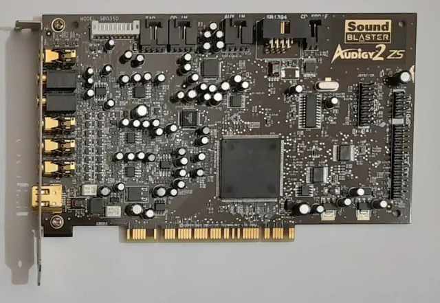 Creative Sound Blaster Audigy 2 ZS PCI Soundkarte (SB0350, retro, 2003)